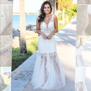 NWOT Cream Tulle Maxi Dress - Saved by the Dress